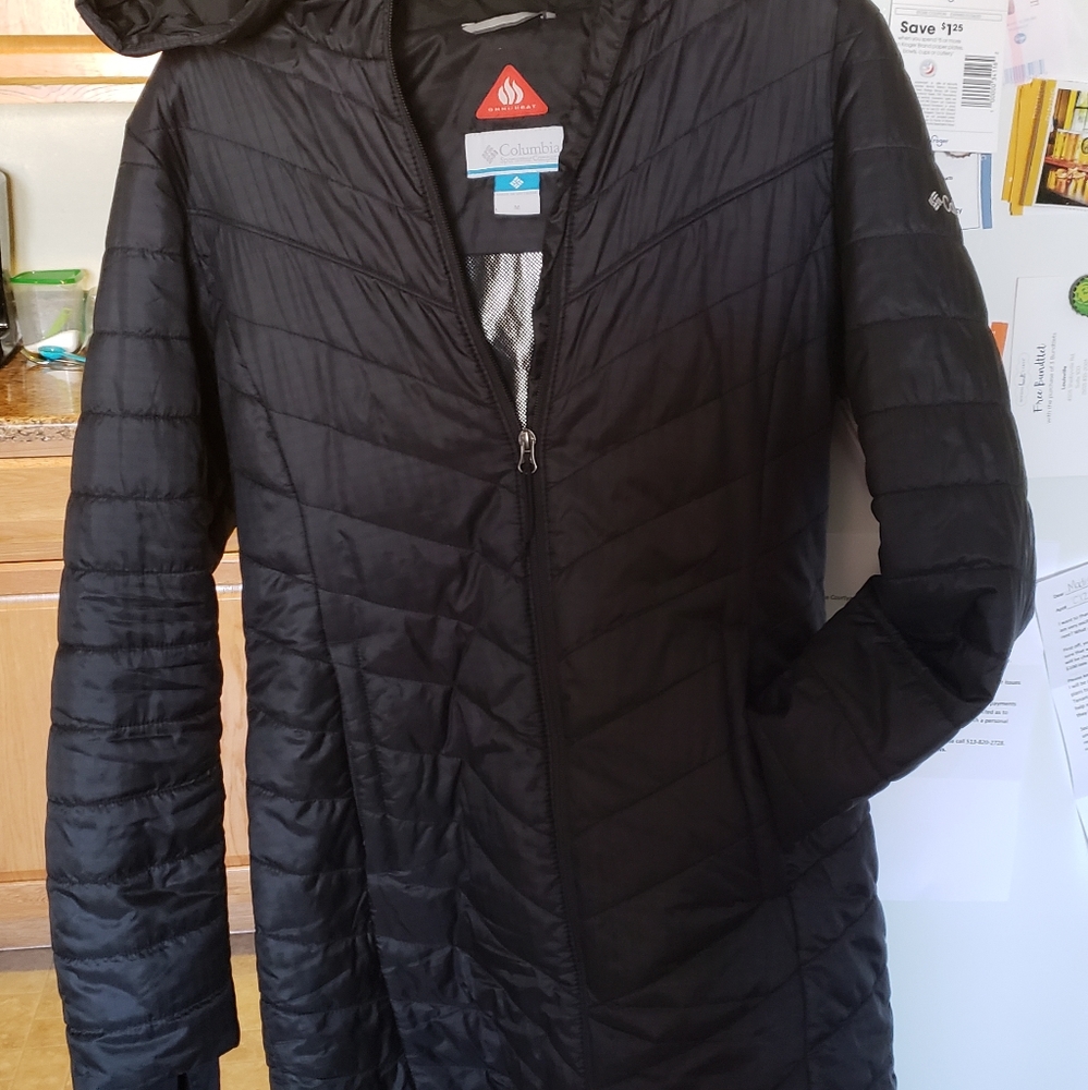Black Columbia women's omniheat winter jacket